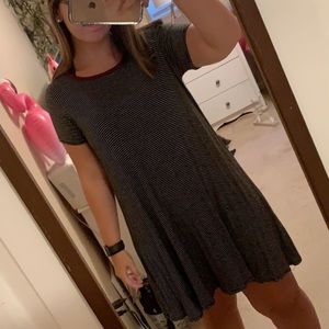 black and white striped dress from belk